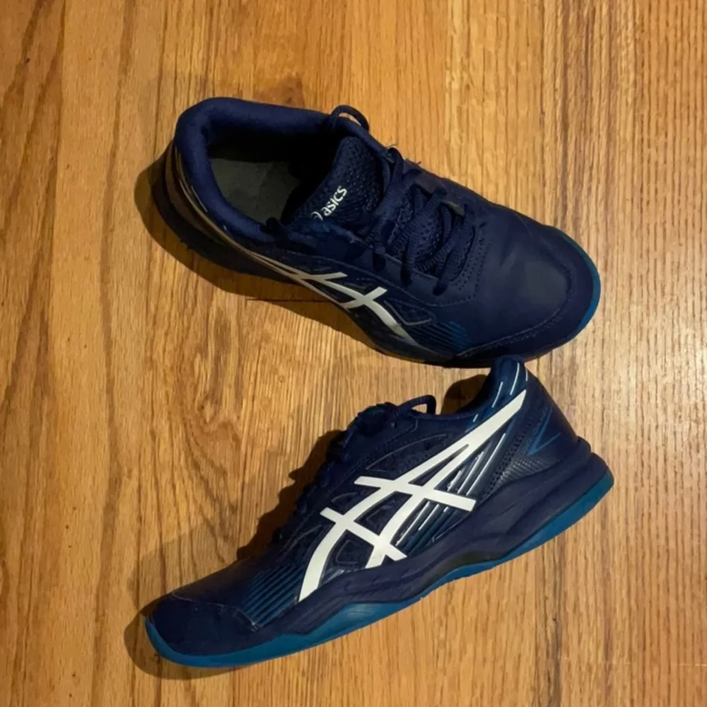 ASICS: Boy’s Gel Grade 8 Blue Expanse/White Tennis SHOES Size 5